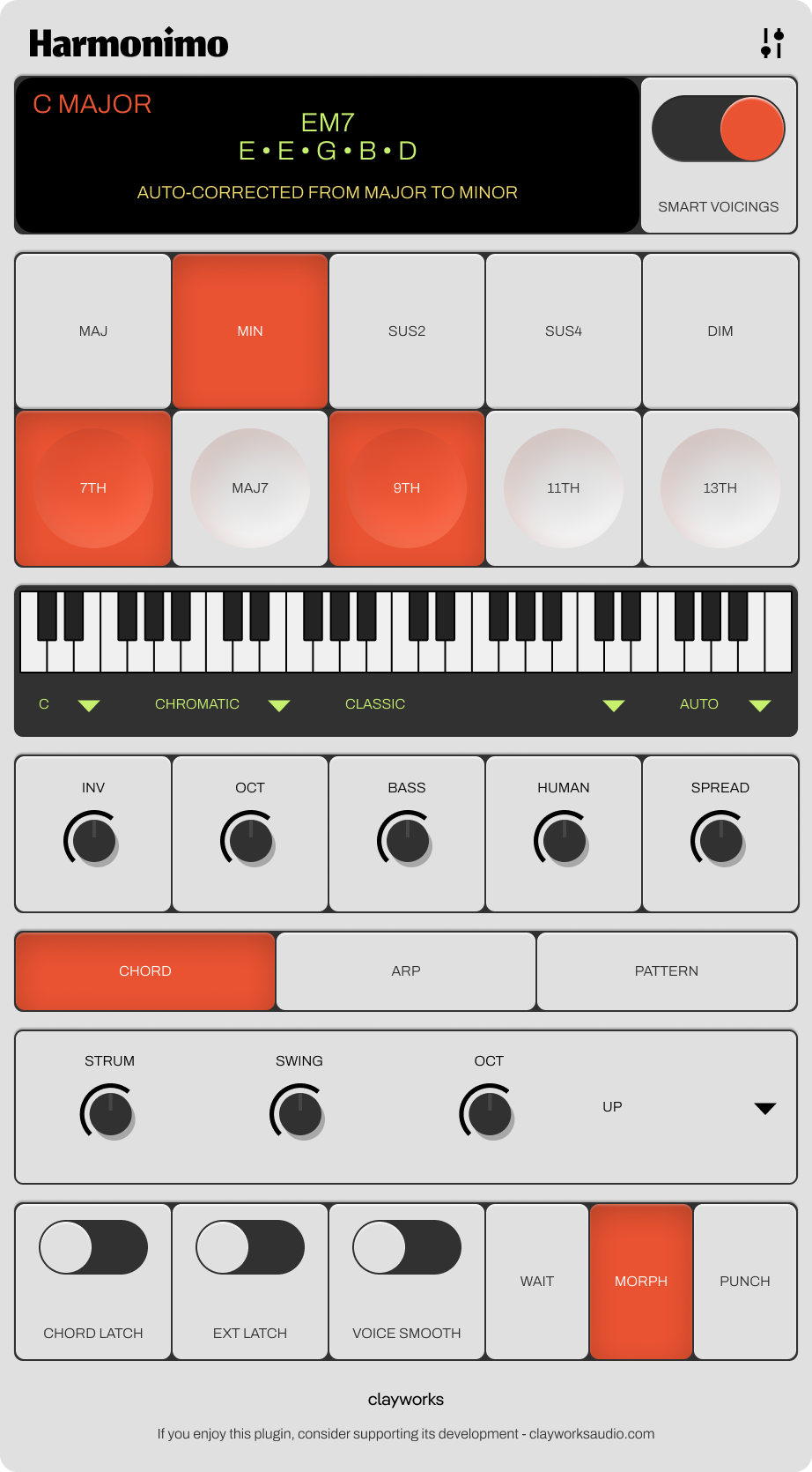 Harmonimo chord generator plugin overview